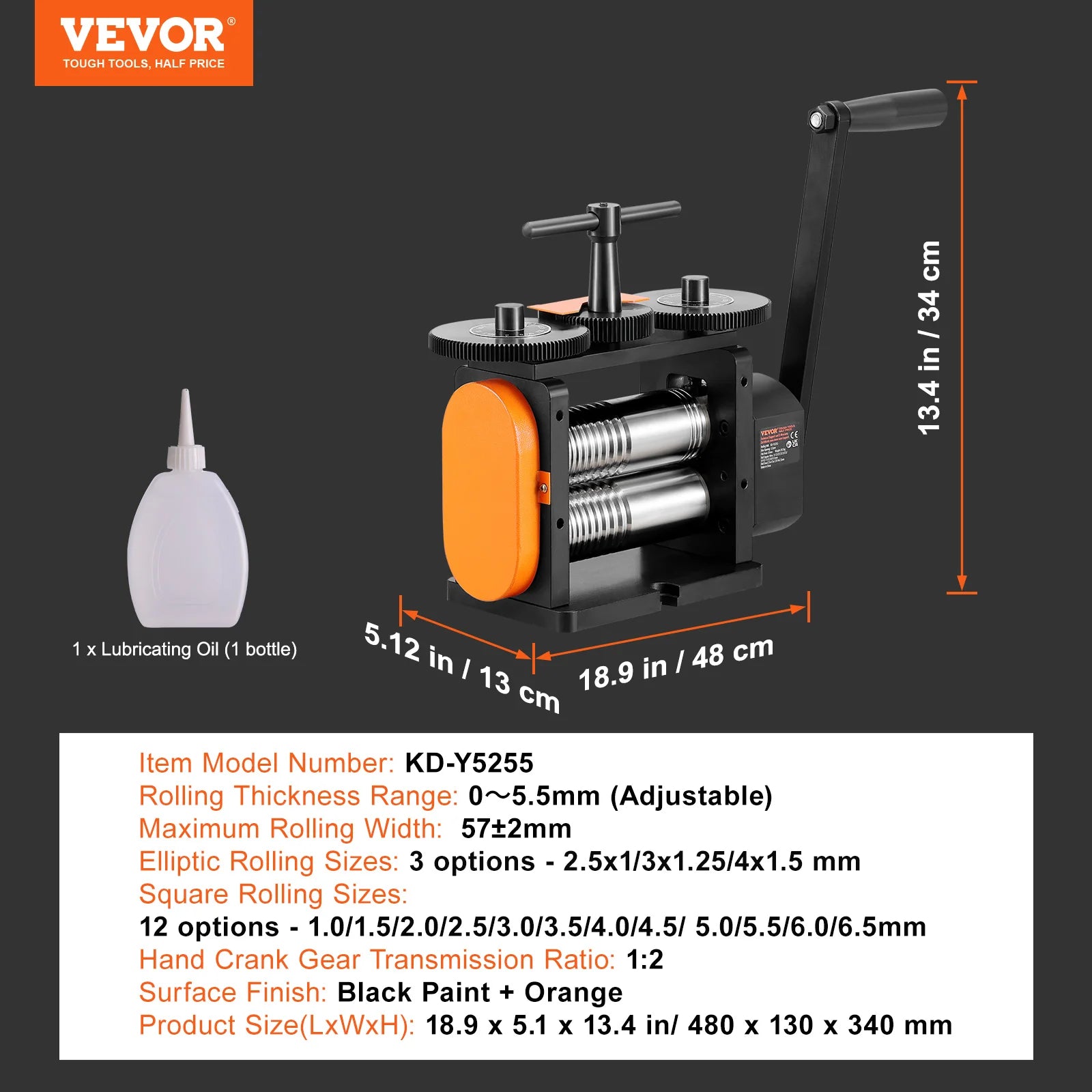 3-in-1 Jewelry Rolling Mill Machine for Sheet, Wire & Metal Forming