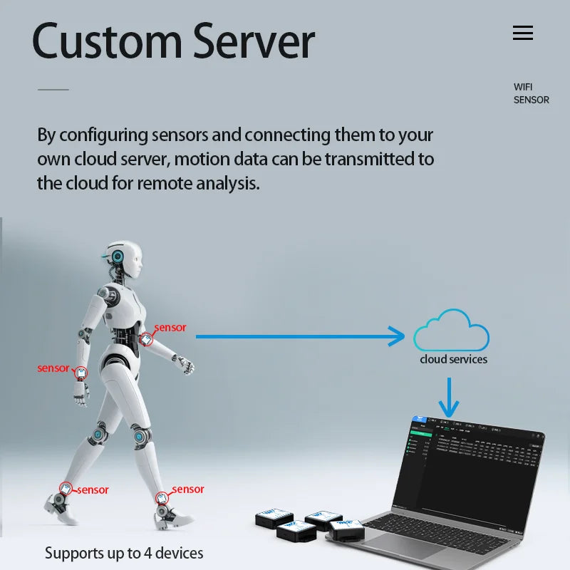 WT901 Wi-Fi Nine-Axis Motion Sensor - Options