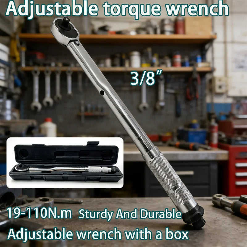 Three-Eighths Drive Adjustable Torque Wrench