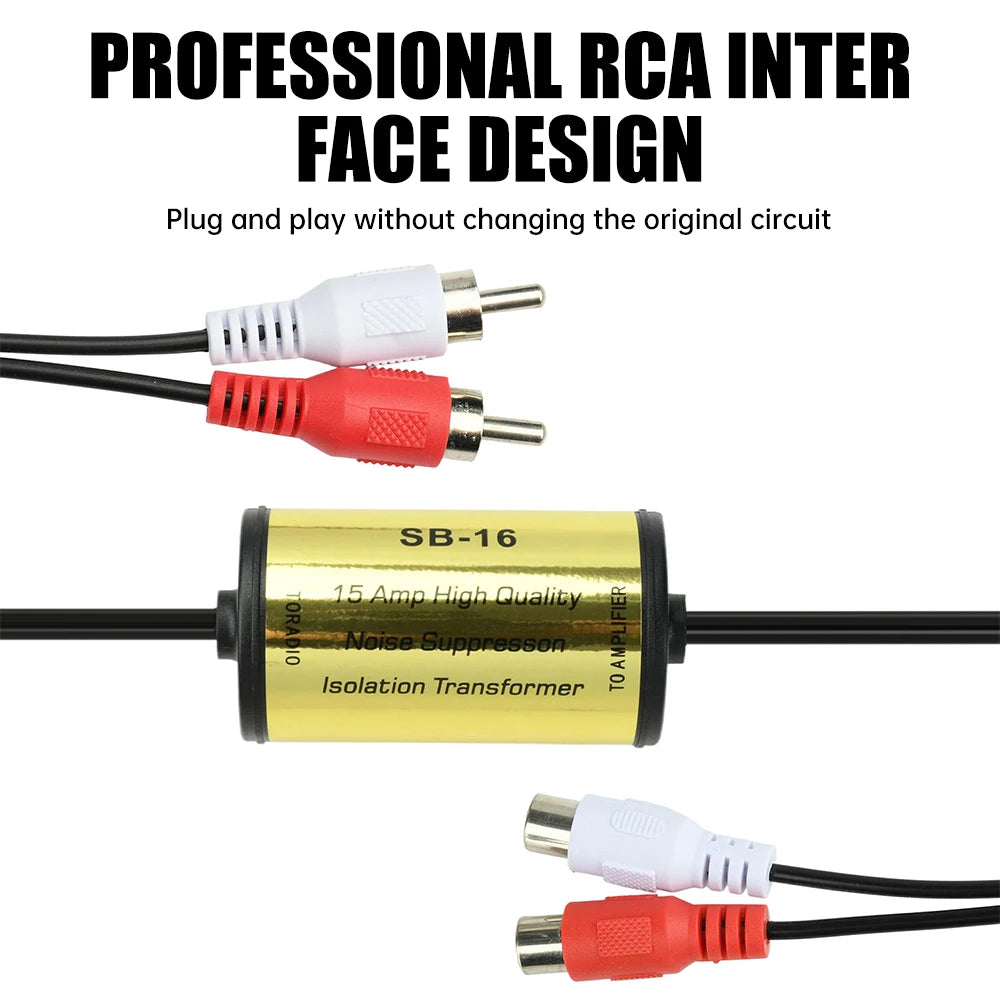 Изолатор за земна линия на RCA аудио