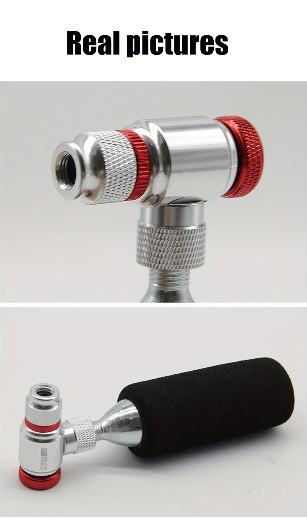 Pompa CO2 ThinkRider per gonfiaggio rapido della bicicletta