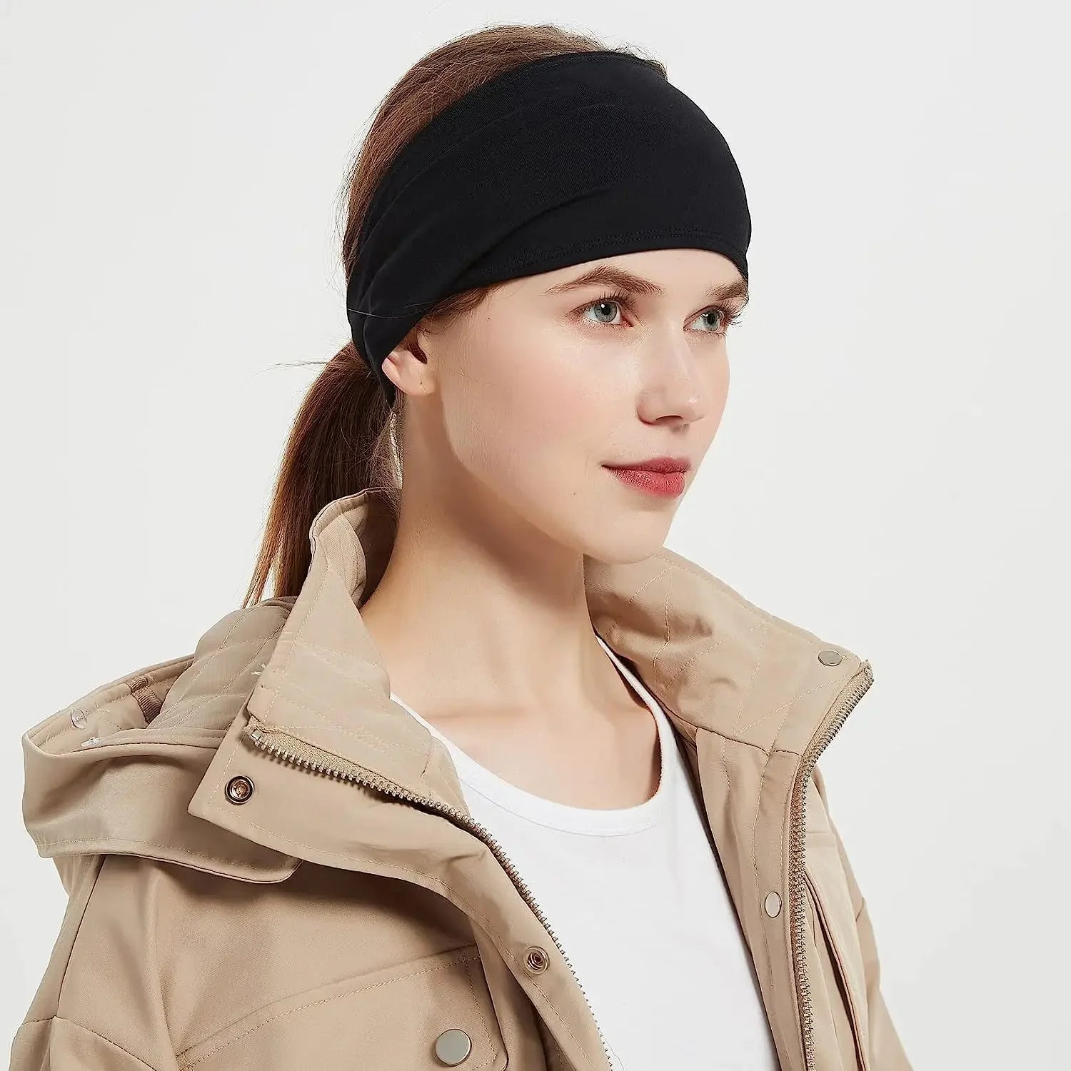 Men Women Sports Headband Sweatband Stretch Elastic Gym Fitness Running Yoga Headwrap Breathable Quick-dry Absorbent Hair Bands 