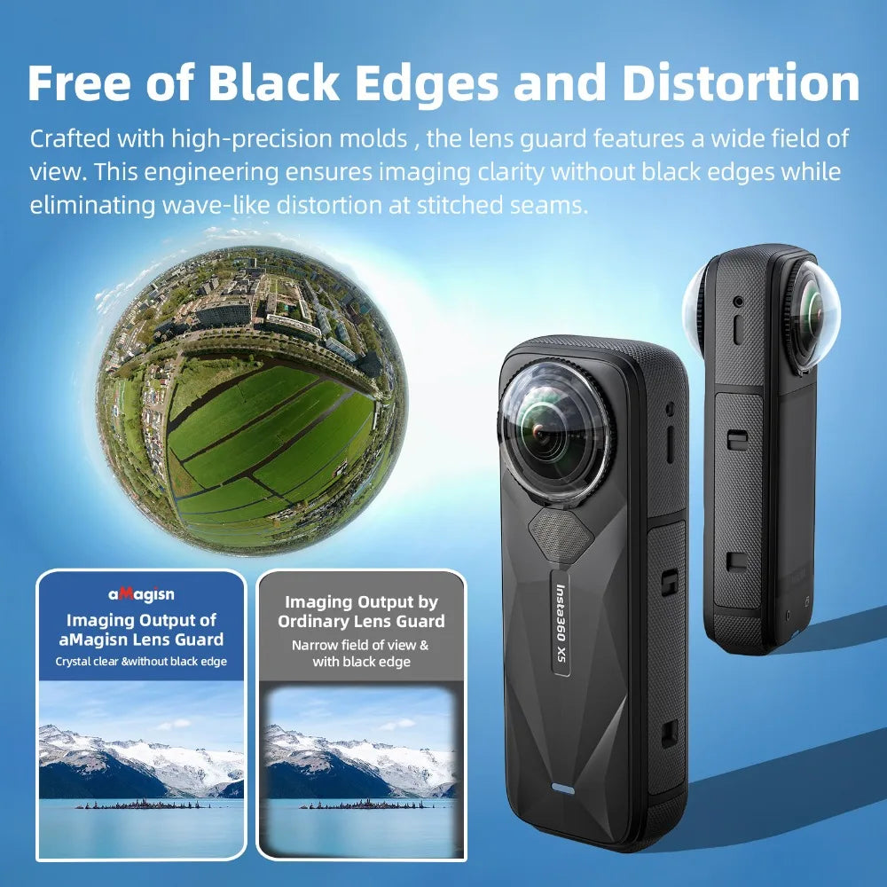 Tempered Glass Lens Guards for Insta360 X5, PF10 and PF11