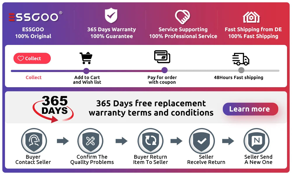 ESSGOO 7palcové autorádio s CarPlay a Android Auto
