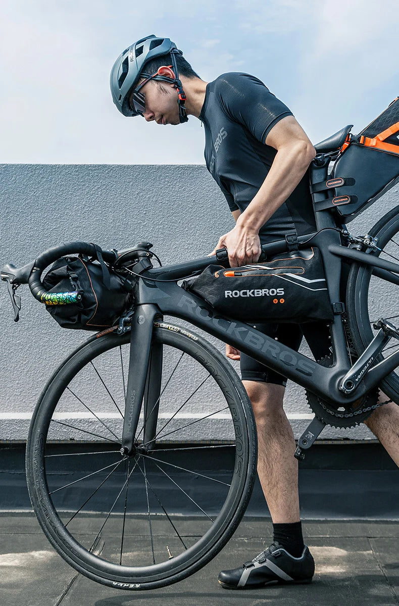 Waterproof Bicycle Frame Bag for MTB & Road Bikes Nylon Storage