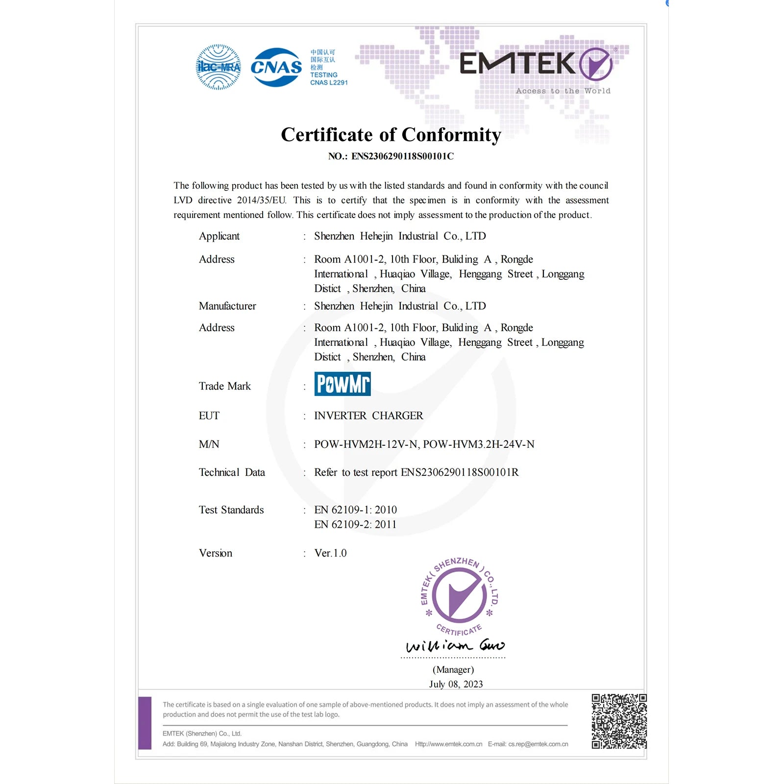 PowMr Inverter Solare Ibrido 3,2KW 24V con MPPT 80A e WiFi