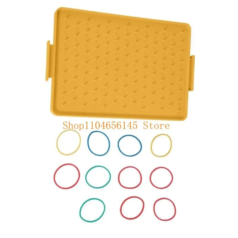 Pravouhlá geometria Pegboard pre matematické aktivity