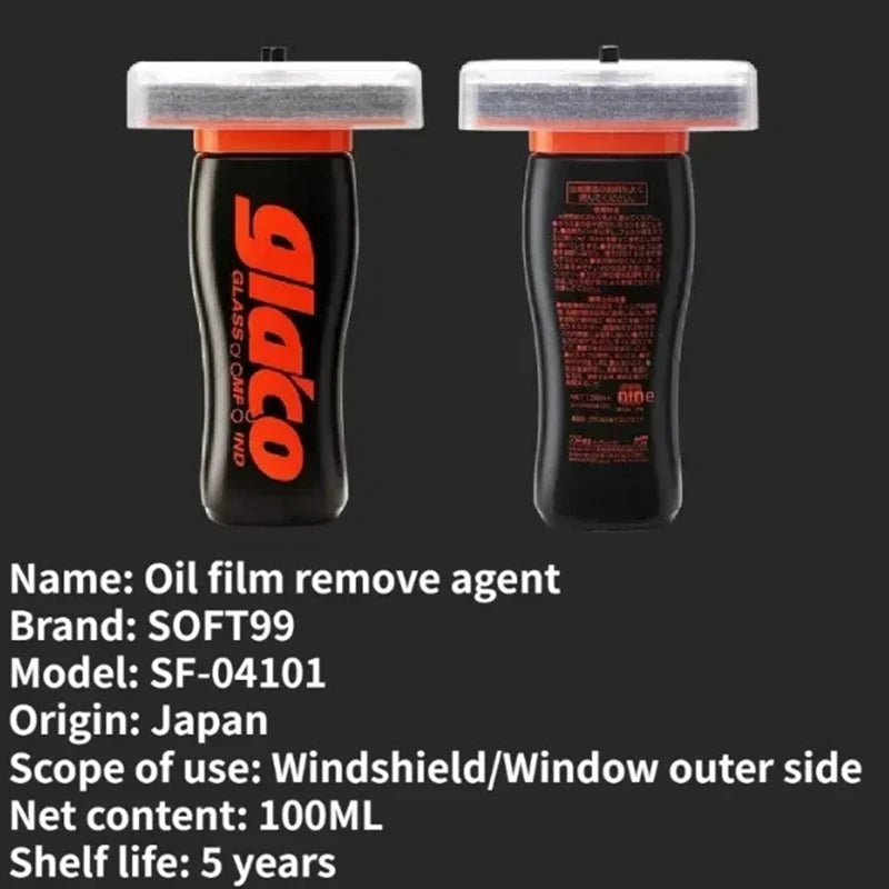 100ml Soft99 Car Windshield Oil Film Removal Rain Repellent Car Japan Glaco Coat Glass Antirain Coating Anti-rain Treatment 