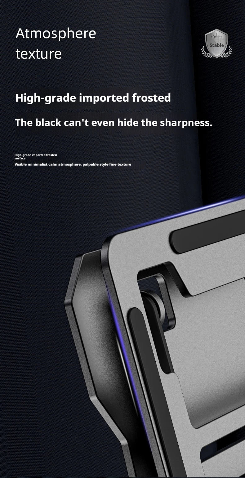 Supporto portatile regolabile in metallo per laptop