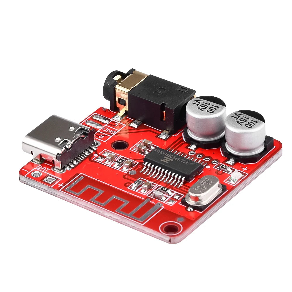 DIY Wireless Bluetooth Audio Receiver Board BT5.1 MP3 WAV Decoding Board Speaker Amplifier Moudle For A2DP/AVCTP/AVDTP AVRCP/HFP 