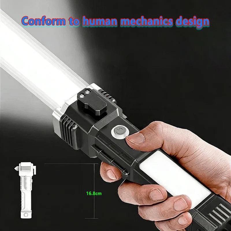 Rechargeable Vehicle Work Light with Glass Breaker
