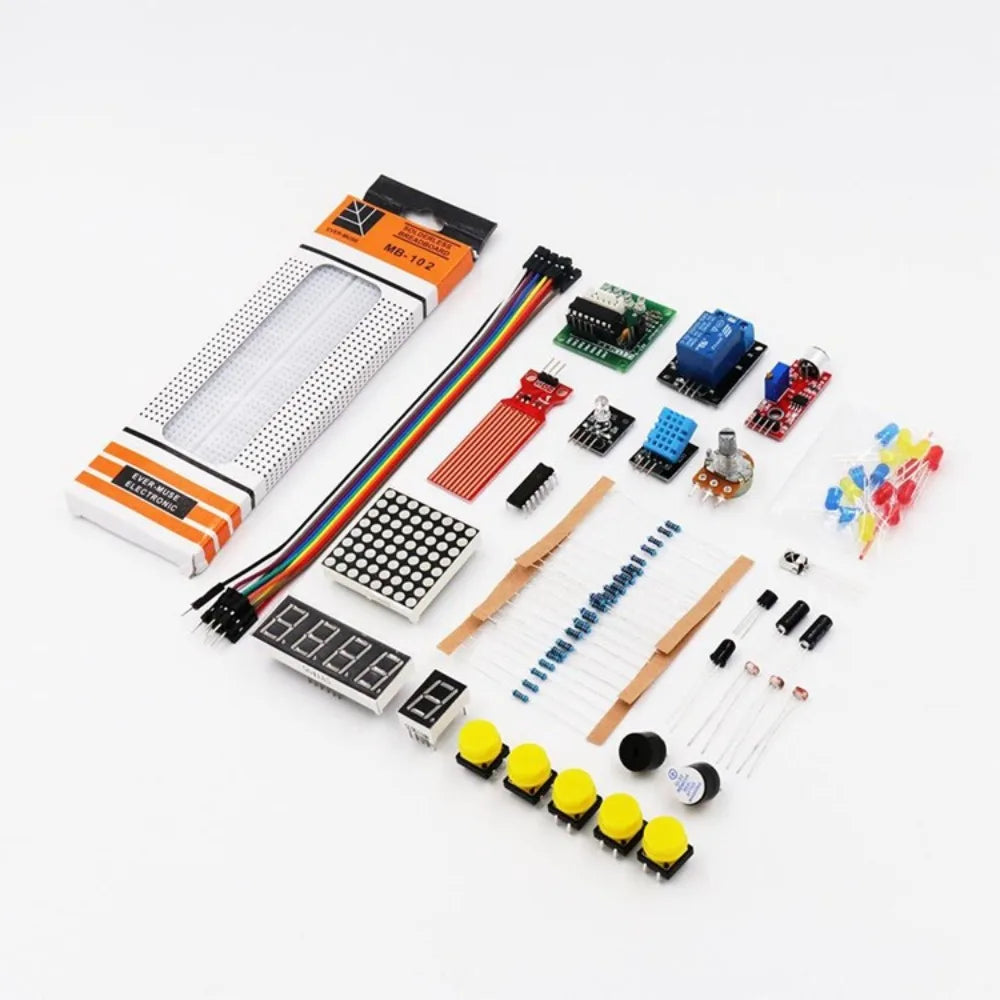 UNO R3-Compatible Electronics Kit with RFID and LCD
