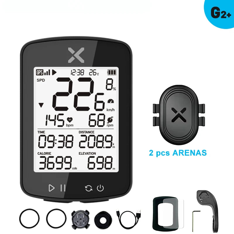 XOSS New G2 GPS G2+ Cycling Computer G Plus Wireless Speedometer Bluetooth Tracker Waterproof Road Bike MTB Bicycle Odometer 
