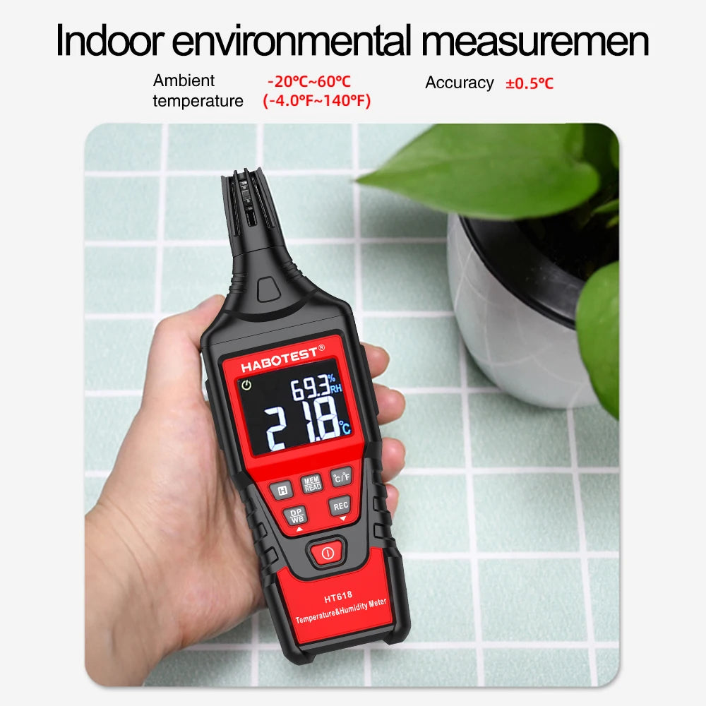 HT618 Temperature, Humidity and Dew Point Meter