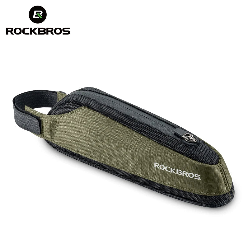 Bike Top Tube Frame Bag Rainproof Nylon Phone & Tool Storage