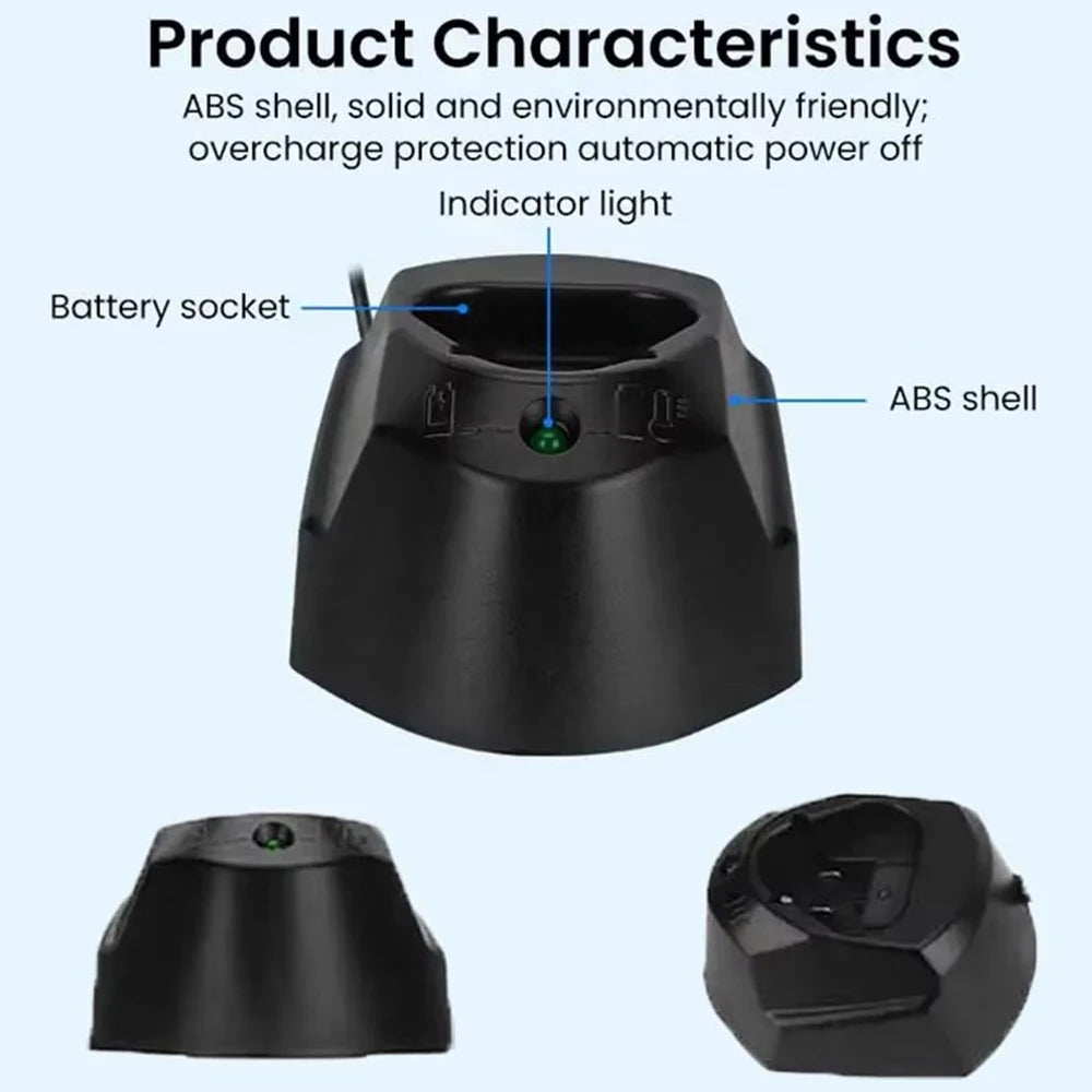 Charger for Bosch 10.8V / 12V Li-Ion Batteries