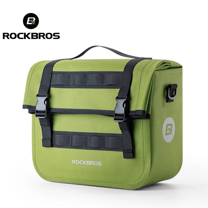 15L Bicycle Front & Fork Waterproof Bag Saddle Storage Pack