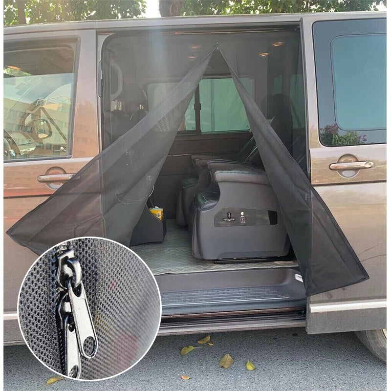 FOR VW T5 T6 SLIDING DOOR MAGNETIC INSECT MOSQUITO FLY SCREEN NET CAMPER