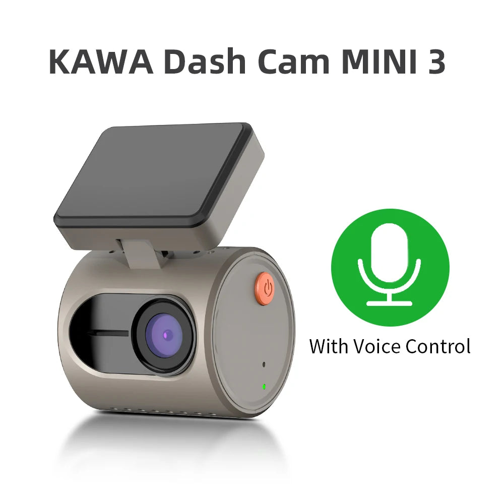 2K Dashcam mit WLAN-App, Sprachsteuerung & Nachtsicht