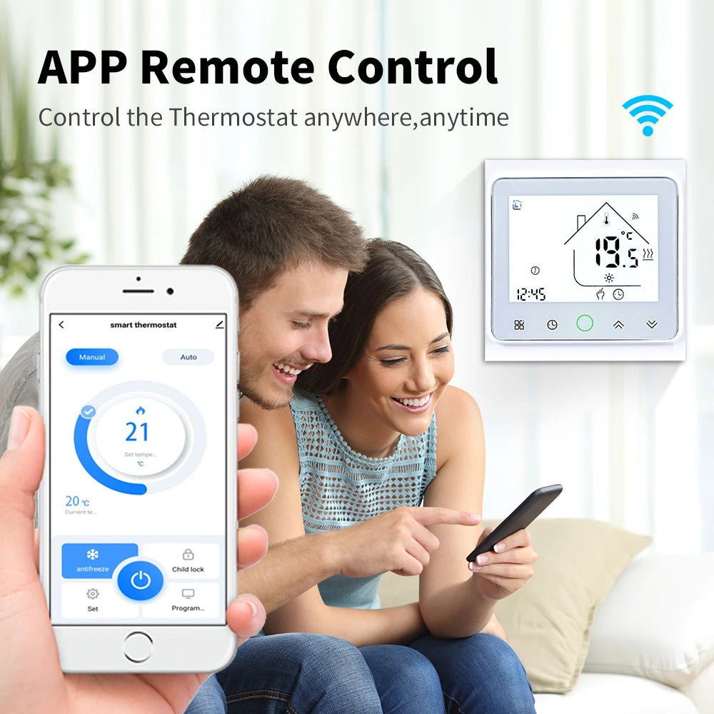 Wi-Fi-varmetermostat - valgmuligheder for system