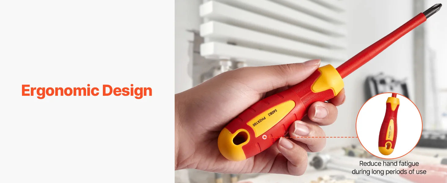 11-Piece 1000V Insulated Screwdriver Set with Voltage Tester