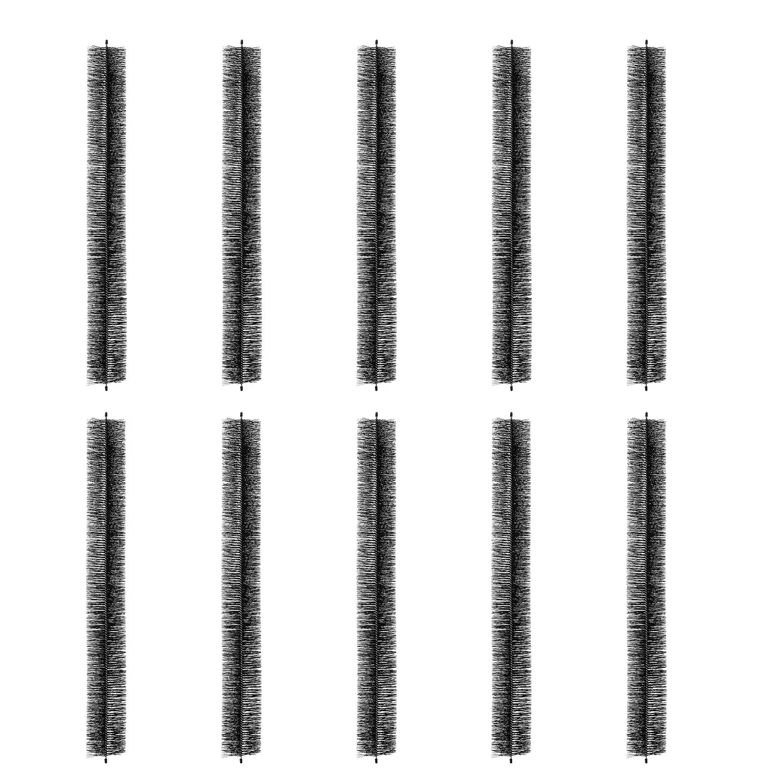 SucceBuy Gutter Brush 30 Ft Total Length 4.33 in Diameter Gutter Cleaning Tools Ground-Level Gutter Brush Leaf Guard for Gutters
