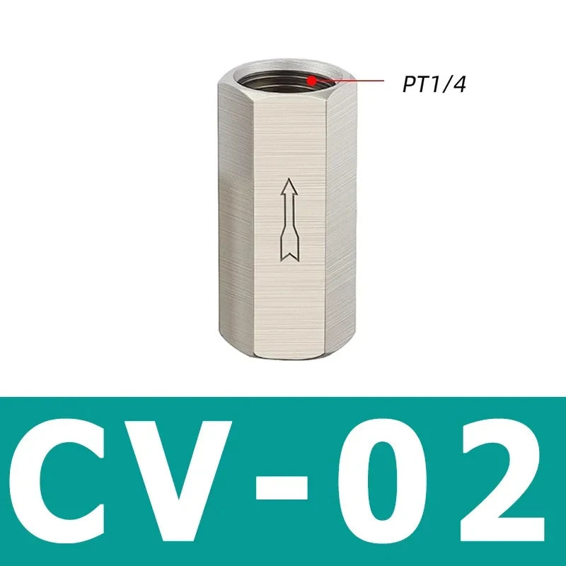 Stainless Steel Female Thread Check Valve, 1/8 to 1/2 BSP