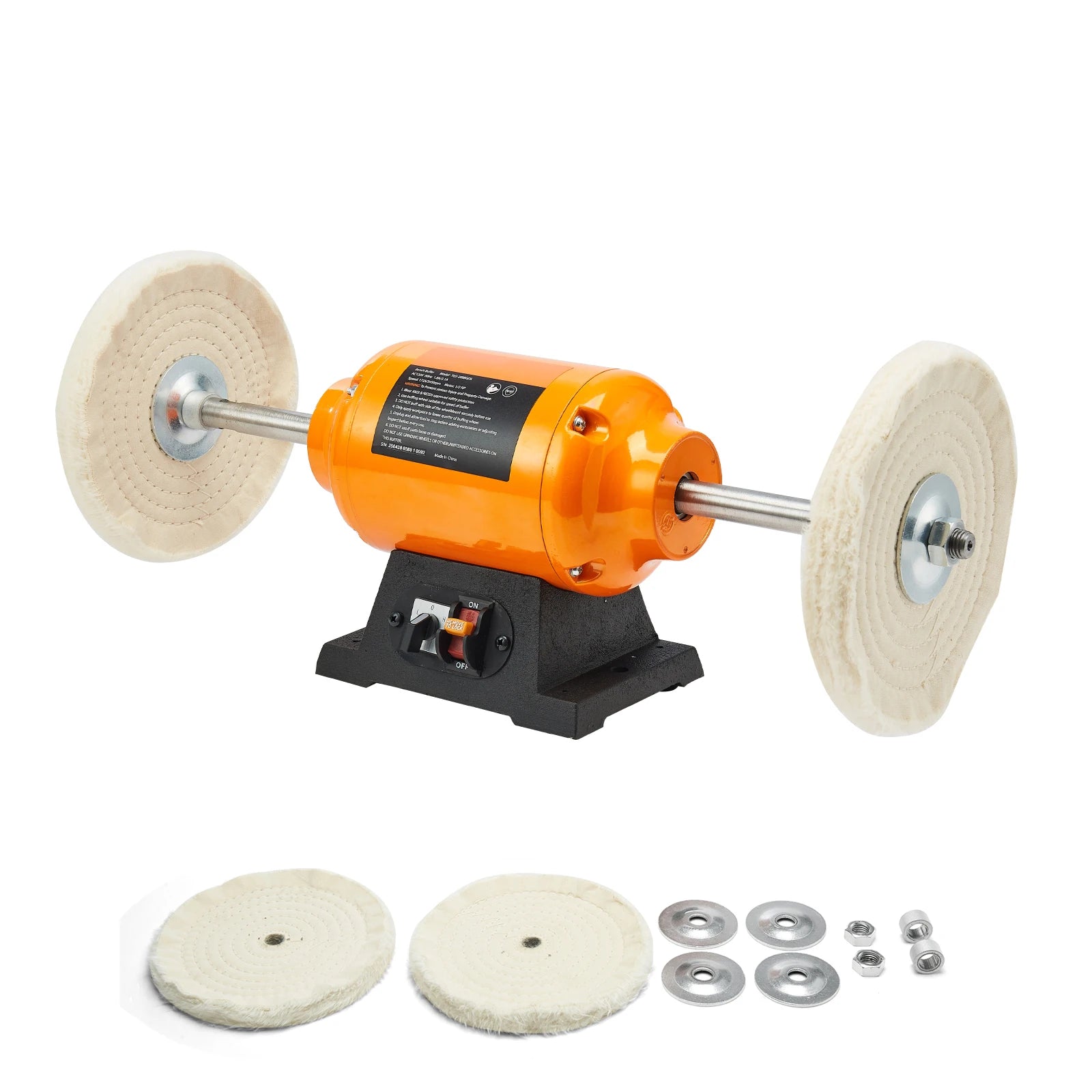 20 cm Bankpoliermaschine 1/2 PS Zweigang 1725/3450 U/min mit Rollen