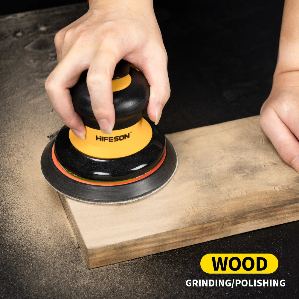 Pneumatic Orbital Sander 5"/6" 10000RPM Air Polisher EU Connector