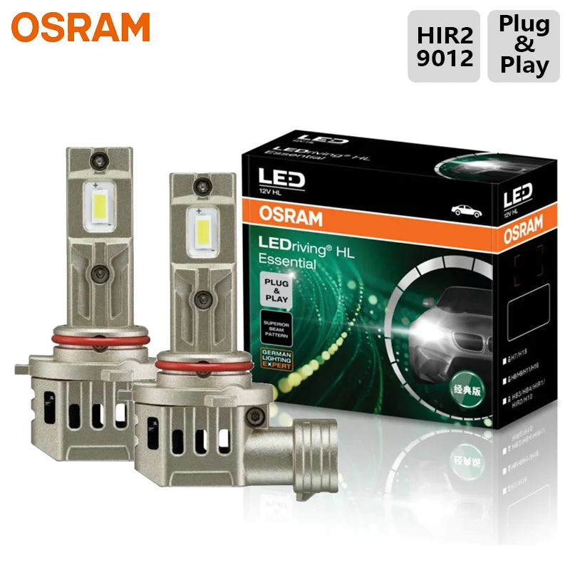 OSRAM Essential LED H4 H7 H11 auto prednje svjetlo, jednostavno plug & play, H8 H9 H10 H16 H18 H19 HB3 HB4 HIR1 HIR2, auto bijelo LED svjetla