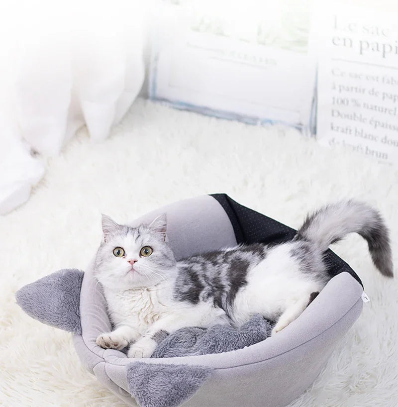 New Deep Sleep Comfort In Winter Cat Bed Iittle Mat Basket Small Dog House Products Pets Tent Cozy Cave Nest Indoor Cama Gato 