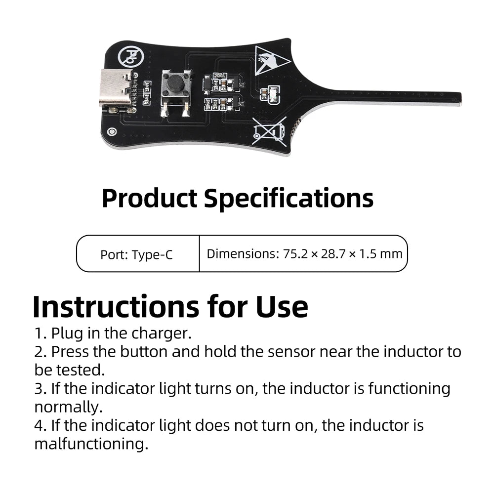 USB-C Induction Probe for Electronics Repair