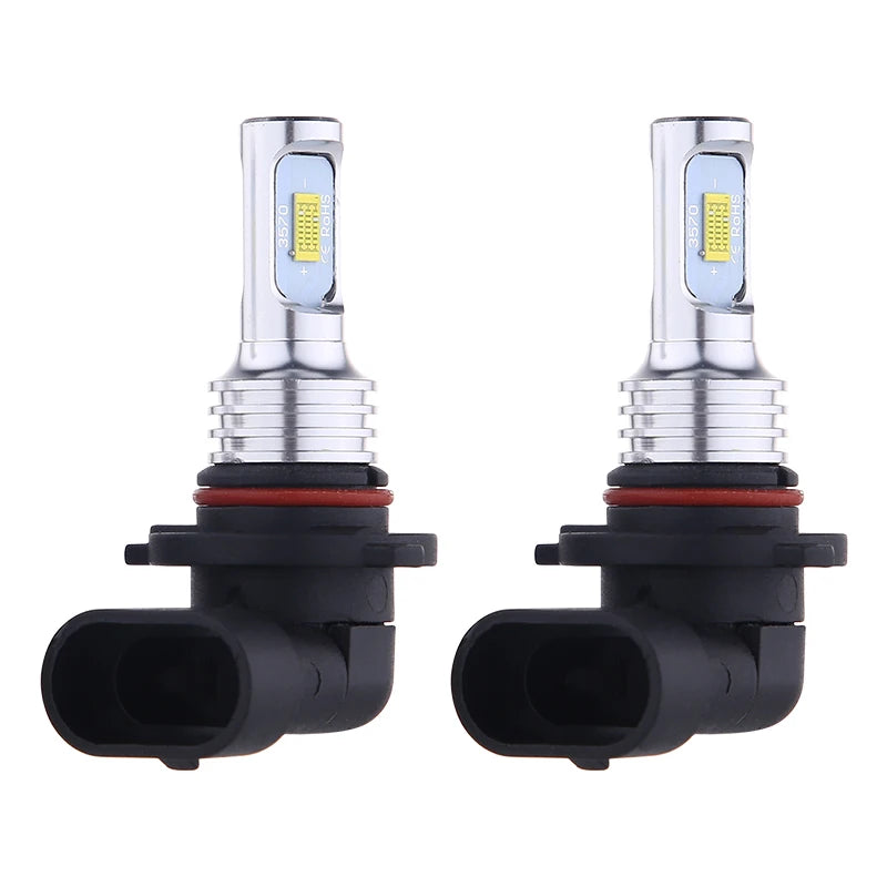 2 Stück Auto HB3 LED-Birnen 9005 9006 HB4 Scheinwerfer Nebellampe Lampe Licht 6000K Weiß Automobil Nebellampen Turbo Mini Lampe Hauptscheinwerfer
