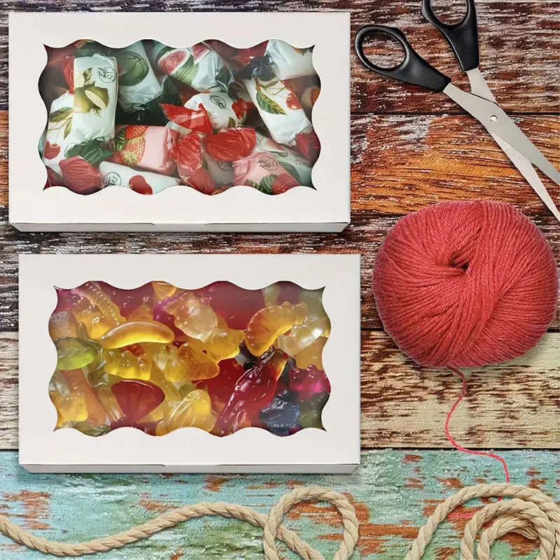 Kraft Paper Gift Boxes for Cookies, Bread, Candy and Gifts