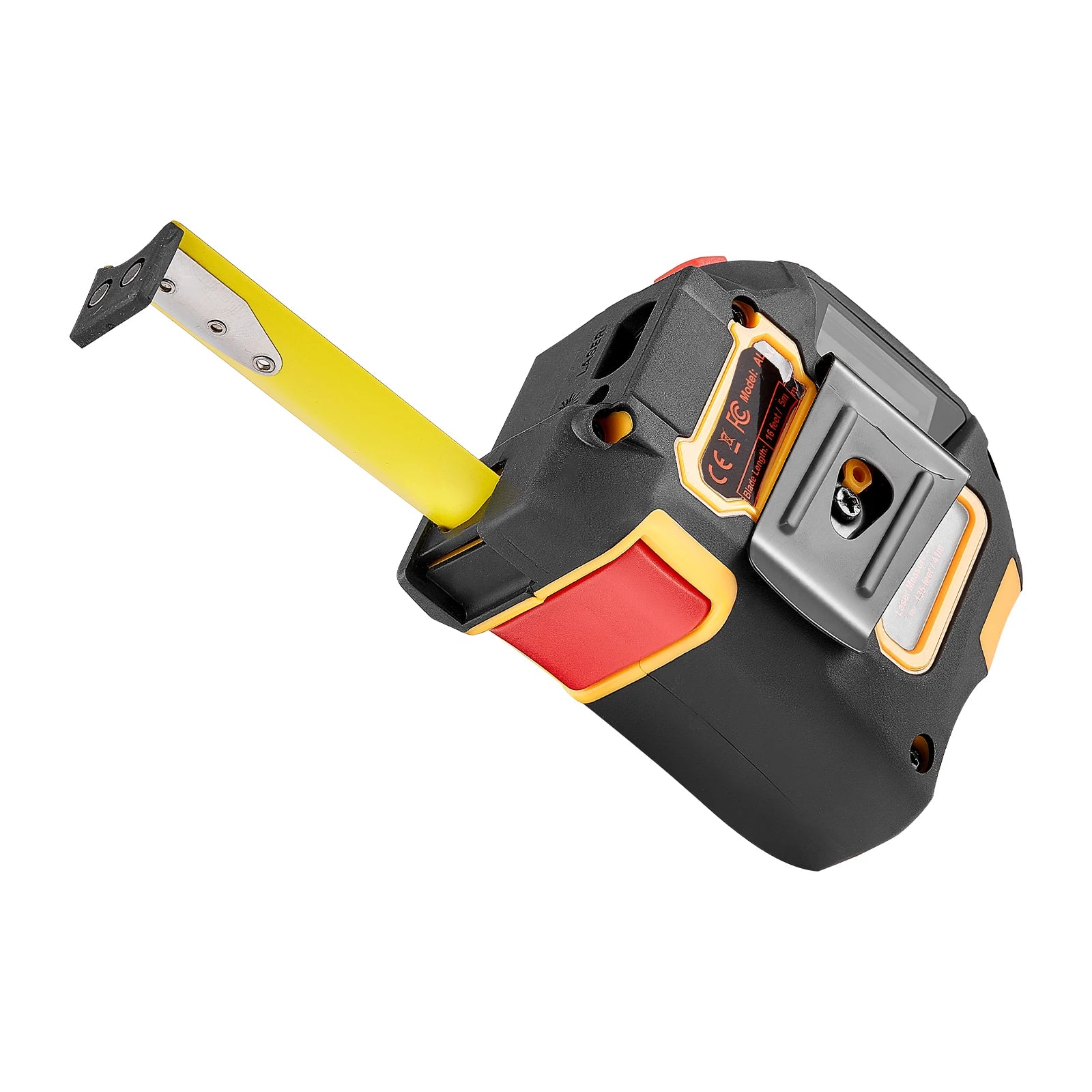 2-in-1 Laser Tape Measure 135ft + 16ft Rechargeable Tool