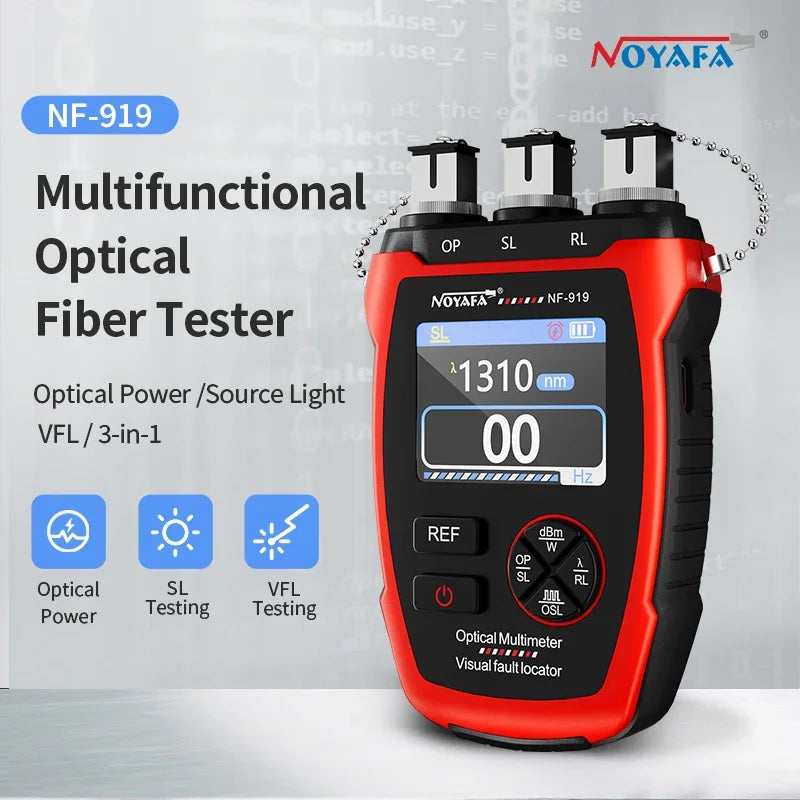 NF-919 Optical Power Meter, Light Source and VFL