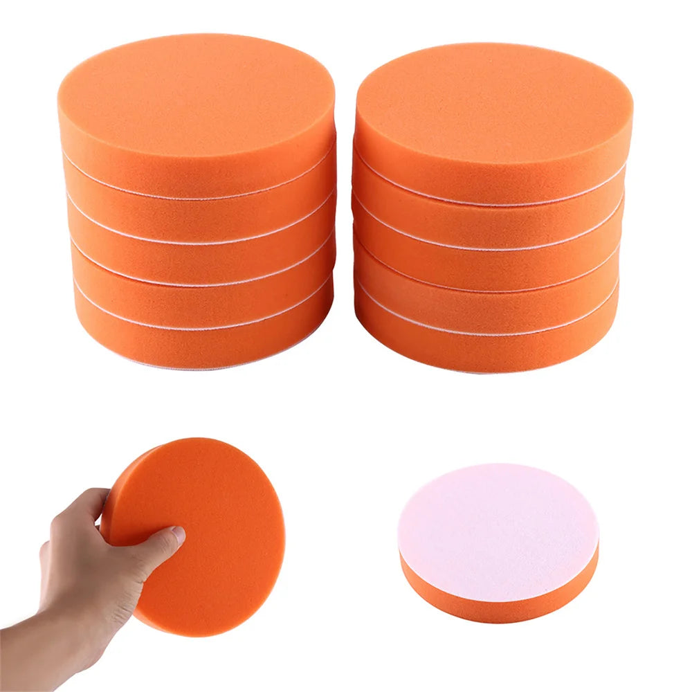 Set de 10 bureți de lustruit de 150 mm
