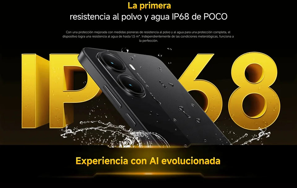 POCO X7 Pro 5G NFC Smartphone con display AMOLED 1.5K