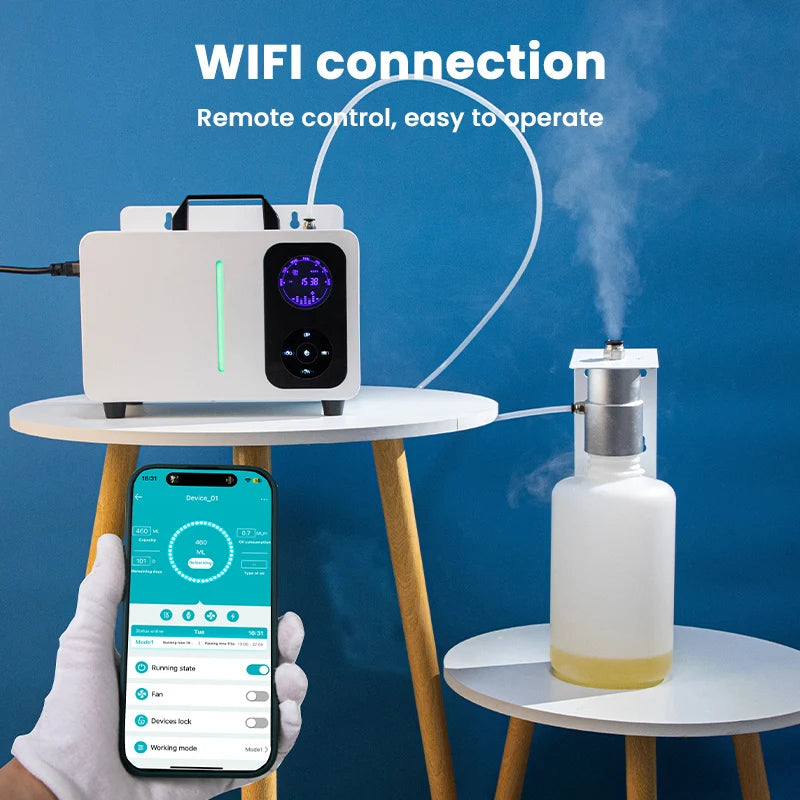 Large HVAC Aroma Diffuser for 3000 Sq Ft with App Control