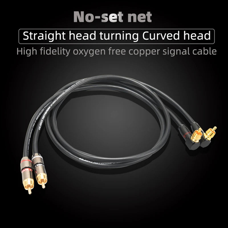Cablu audio RCA stereo ecranat