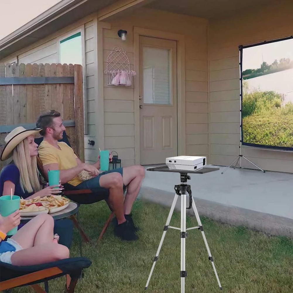 Support de projecteur sur trépied Support pliable pour ordinateur portable avec hauteur réglable