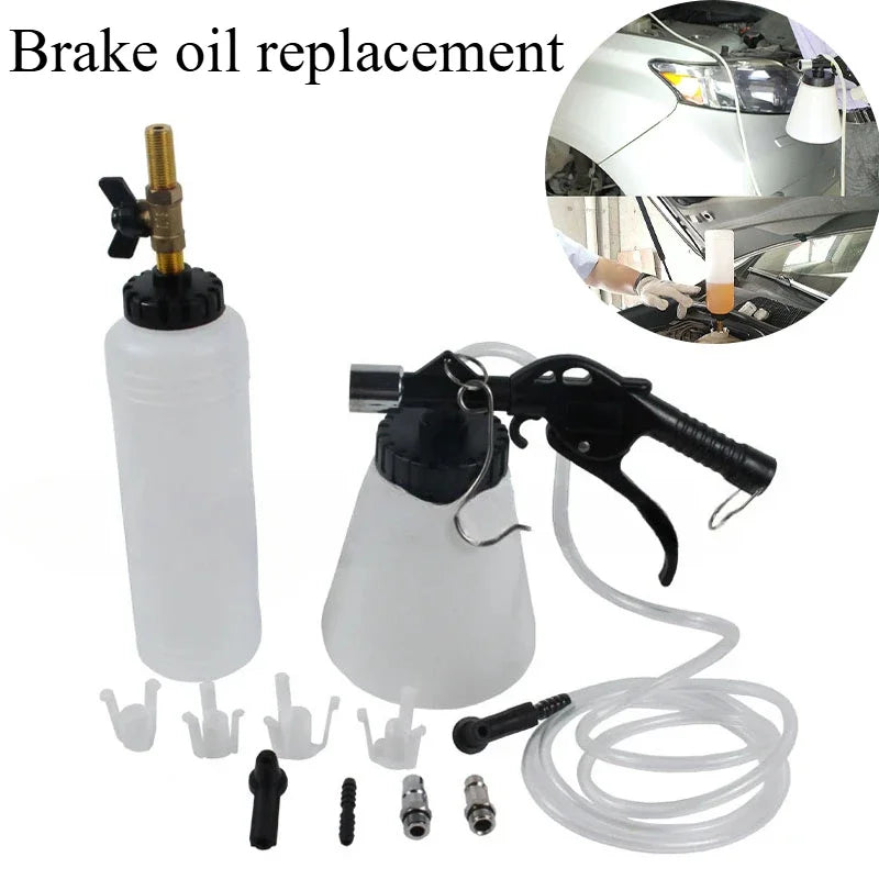 1L 0.75L Bil bromsvätskeutlopp hydraulisk pumpningsvätskepump kit oljebyte rensning tankrör reparation verktyg lastbil motorcykel