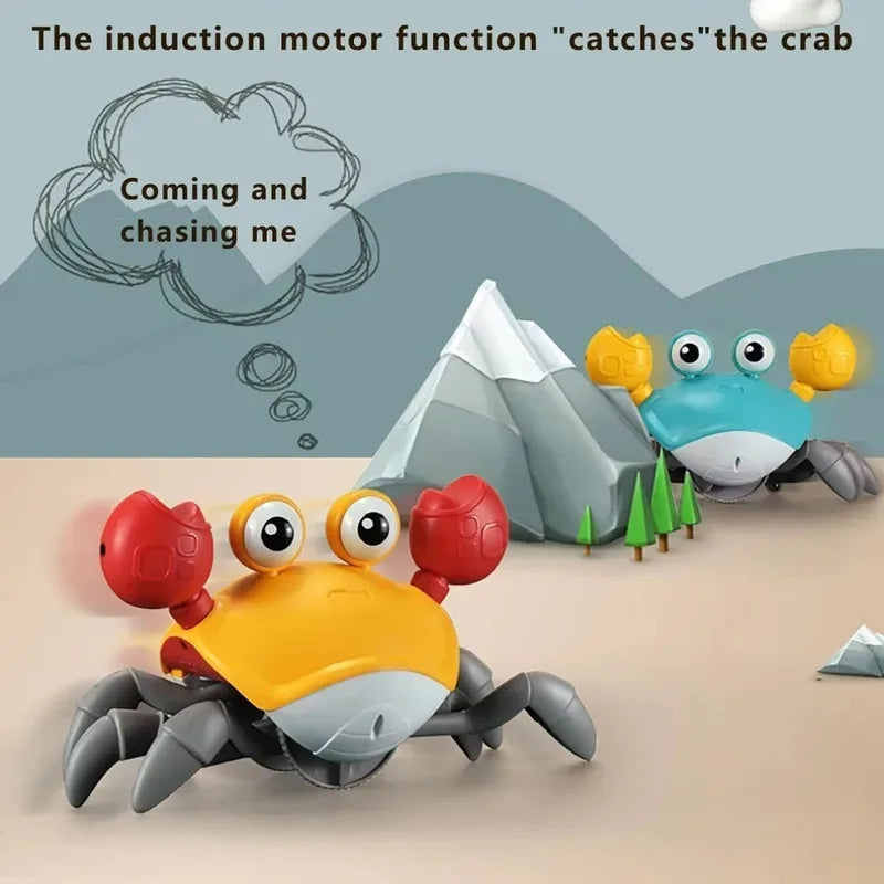 Dancing Crab Pet Toy with Music & Auto-Dancing, Interactive Fun for Cats Dogs - Indoor Pet Entertainment 