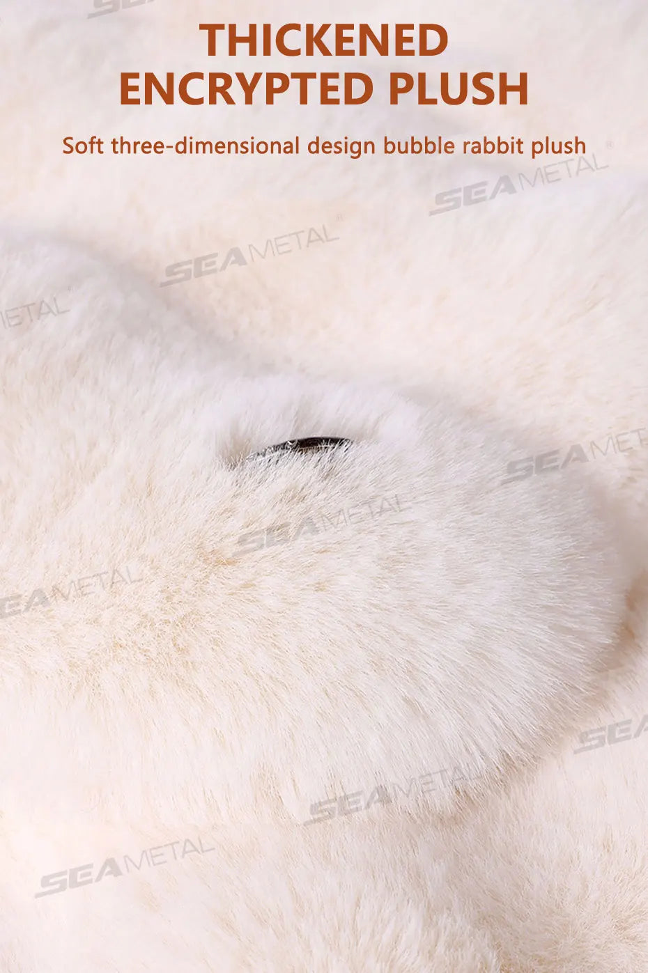 SEAMETAL Ultra-Soft Car Seat Cover Warm Thicken Imitation-Fur Auto Seat Cushion Anti Slip Auto Seat Protector for Sedan Suv Mpv