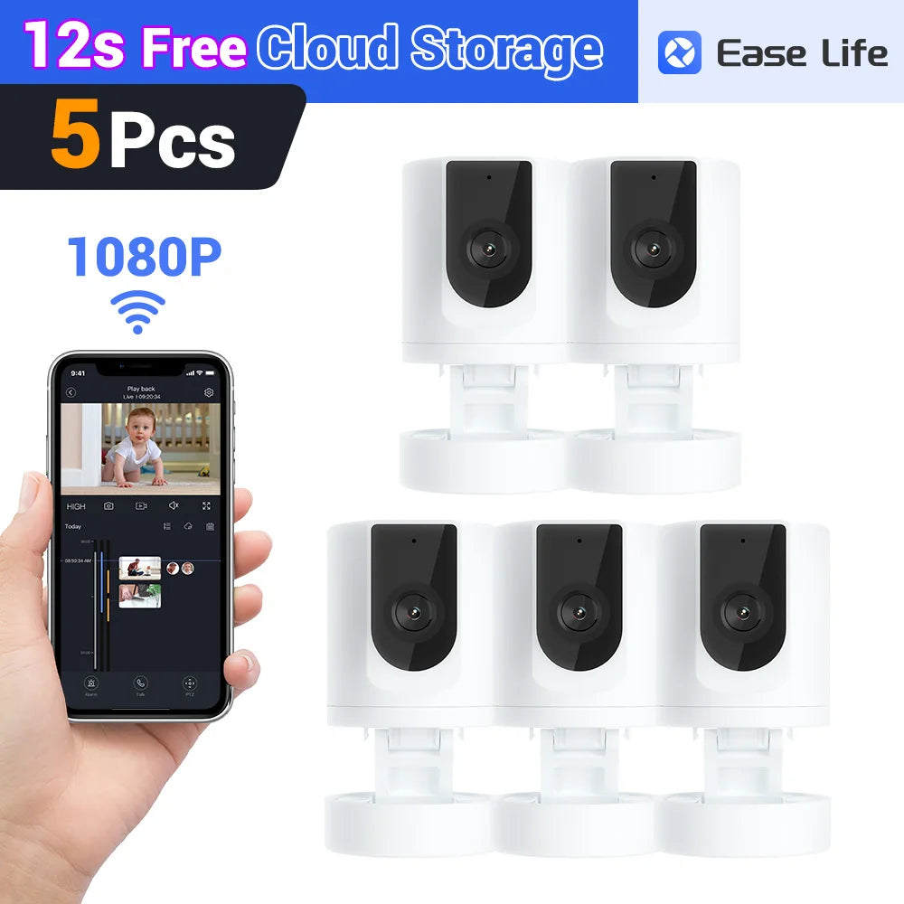 Pet Camera ,Security Camera Indoor,Pet Camera with Phone App, ,Security Camera Indoor，Foldable Baby Camera for Home Security 