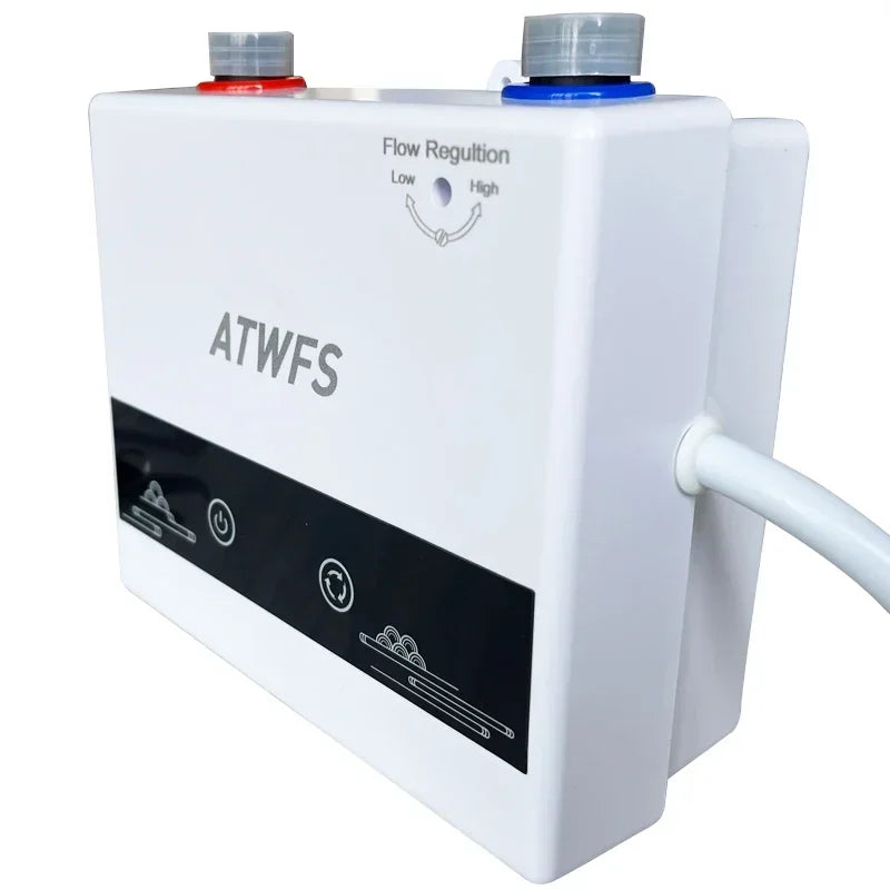 ATWFS Instant Water Heater 220V 4600W Portable Electric Heaters for Bathroom Hot Water Shower and Home Kitchen Heating 