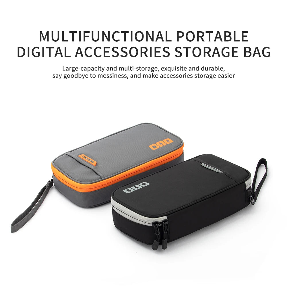Travel Cable and Electronics Organizer Pouch
