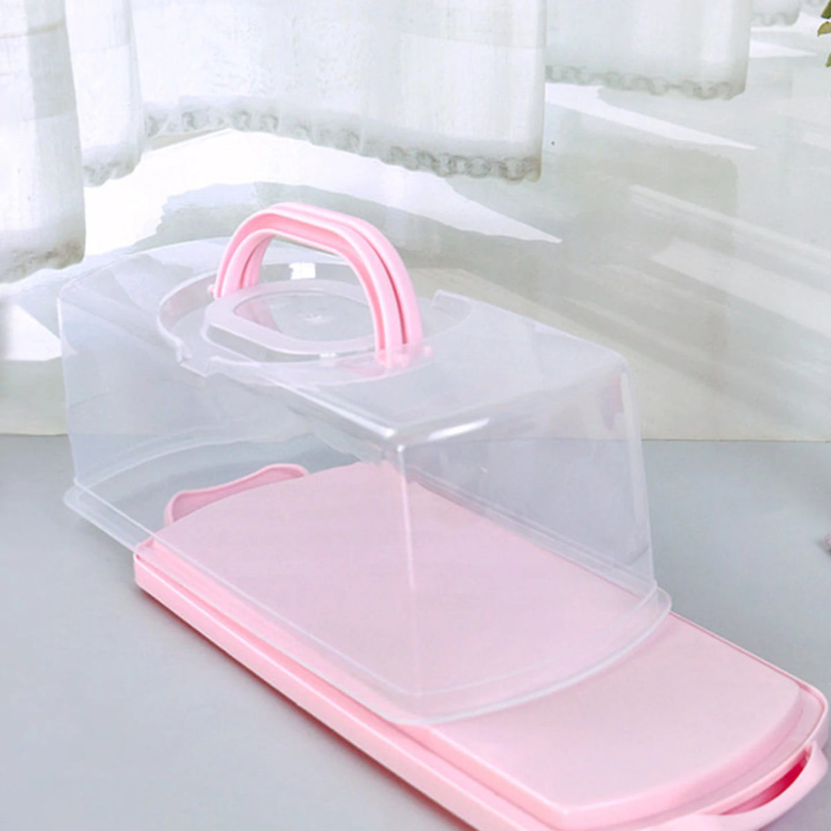Loaf and Cake Carrier with Clear Lid