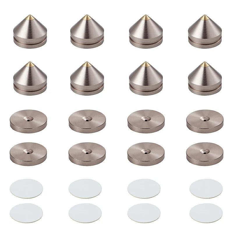 Speaker Spike Feet and Support Discs, Colour Options