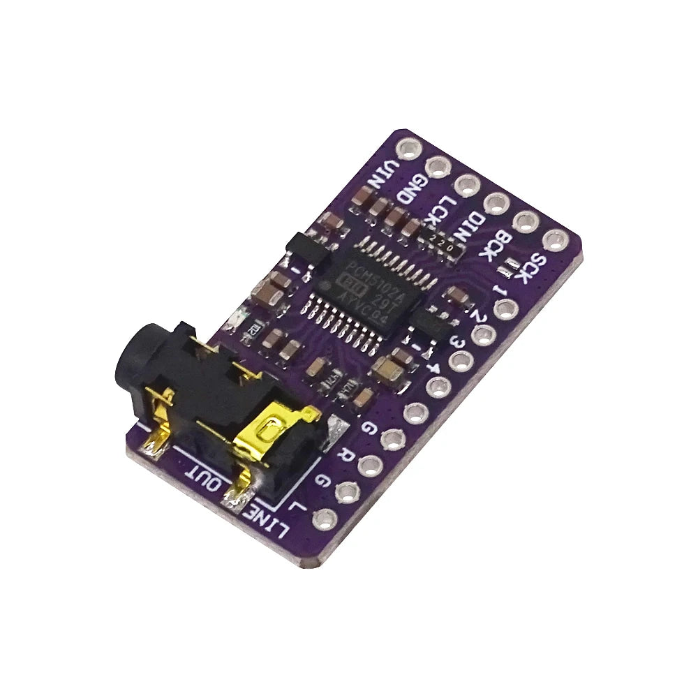 PCM5102A I2S Stereo DAC Board